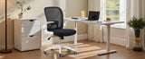 TCGBKAF White Foldable Office Chair Ergonomic Mesh Computer Chair