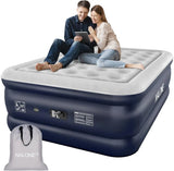 Air Mattress Full with Built in Pump, 18''  for Home Guest, 650lbs Max
