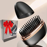 Wireless Hair Straightener Brush USB Rechargeable 30s Fast Heat 3 Temperature for Straight & Curly Hair