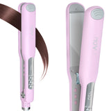 Flat Iron - Fast Heating Ceramic Hair Straightener with 1.4" Wide Floating Board,