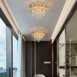 GreeLustr Luxury Crystal Chandelier Lustre Design Gold Modern Led Ceiling Light