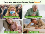 App PM2.5 HEPA Air Purifier for Bedroom Living Room for Pet Hair Dust