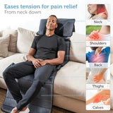 Full Body Massage Mat with Movable Neck Pillow 10 Vibrating Motors
