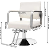 Salon Chairs for Hair Stylist Chair Hair Salon Chair 360 Degree Rotating Barber Chair, Height