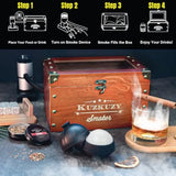 Cocktail Smoker Kit - Whiskey Smoker Kit with Smoking Gun Smoker Box 6 Flavors