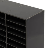 36 Compartment Literature Organizer, Rounded Corners Storage Cabinet,for Files