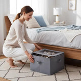 Under Bed Shoe Storage Organizer, 1 Pack, 16 Compartments w/Clear Window