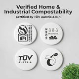 1.3 Gallon Compostable Trash Bags for Kitchen Compost Bin, Leak-Resistant Food Waste Bags