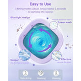 Portable Washing Machine 16L Mini Washer for Apartments RV and Travel Folding Clothes Washer with Spin Basket