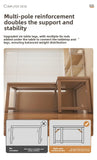 L-Shaped Corner Computer Heavy Duty Steel Frame Home Office