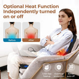 Back Massager with Heat, Massage Chair Pad for Shoulder and Back, Deep Tissue
