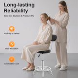 Stool Salon Chair with 360-degree Swivel Seat Heavy Duty Hydraulic Height Adjustable High Barber