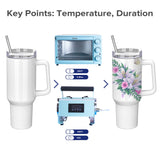 12Pack Sublimation Tumblers,40 OZ Stainless Steel Double Insulated Water Bottle