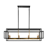 Retro Industrial Chandelier for Table Dining Room Kitchen Island Bar Light Pendant