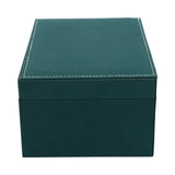 17x24x11cm 3 Tiers Large Capacity Jewelry Box with Safety Lock for Rings