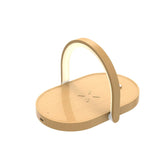 Creative Wood Color Night Light Multifunctional Wireless Charging Night Light