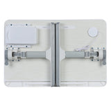 Height Angle Adjustable Laptop Bed Stand, Portable Lap Desk with Foldable Legs