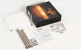 52" Simple Design Soft Light Floor Lamp, Morden Slim RGB 16 Color Remote