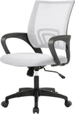PayLessHere Black Mesh Office Chair Adjustable Lumbar Support Armrest