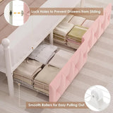 Full Size LED Canopy Bed Frame with Storage & Charging Station