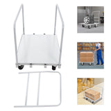 36*24 Flat Dolly Cart 2000 Lbs Hand Push Pull Cargo Handling Trailer with 4 Wheels Heavy Duty
