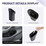 Waterproof Silicone Car Trash Bin For Ford F-150 2021–2026, Door-Mounted Portable Garbage Container