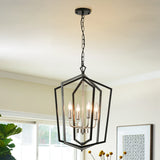 4 Light Luxury Chandeliers Farmhouse Industrial Pendant Lighting Classic Lantern