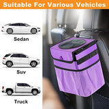 Car Trash Can Foldable Garbage Bin Leakproof 2.3 Gallons Car Trash Bag