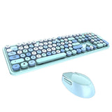 Mofii Sweet Keyboard Mouse Combo Mixed Color 2.4G Wireless Keyboard Mouse Set