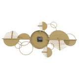 3D Creative Modern Metal Wall Clock with Silent Movement for Kitchen