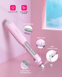 Flat Iron - Fast Heating Ceramic Hair Straightener with 1.4" Wide Floating Board,