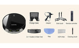 Robot Vacuum Cleaner Combo and Mop 6000PA Strong Suction for Pet Hair