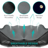 Nekteck Shiatsu Neck Massager for Pain Relief Deep Tissue with Heat