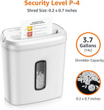 Cross Cut Paper Shredder 8-Sheet Heavy Duty for Security, Credit Card
