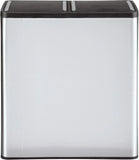 Extra Large 70L Dual Trash & Recycling Bin with Soft-Step Pedal, Removable Bins