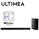 ULTIMEA 3.1.2ch 300W Dolby Atmos Soundbar, with 5.25'' Wired Subwoofer