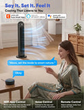 Smart Tower Fan with WiFi & Alexa, 42 Inch, 120° Oscillation for Bedroom