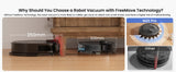 Lefant  Robot Vacuum Cleaner with Automatic Emptying M2S Pro for Pet Hair