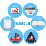 DTF Printer with free laptop L1800 Printhead and Oven bundle highspeed for A3 30cm Clothes Inkjetd with PET Fil