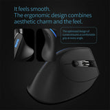 ZELOTES Ergonomic Vertical Mouse 2400 DPI Adjustable F-36A Wireless Rechargeable Mice