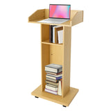 Podium Stand Portable Presentation Stand for Church Weddings School