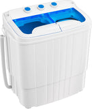 Portable Washing Machine with Longer Hose for Apartments, RVs, and Dorms - 16 Lbs Compact