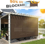 Shade Fabric Sun Shade Cloth Privacy Screen with Grommets for    Garden