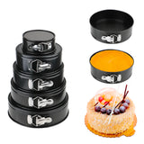 Removable Bottom Kitchen Accessories Carbon Steel Cakes Molds Round Cake Pan