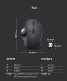 Logitech MX ERGO S Wireless Track Ball Mouse Wireless Bluetooth Charging Mouse Ergonomic Series Mouse
