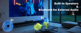 2026 New 1080P Projector Portable Wired w/ Speakers For Phone Movies