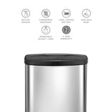 Smart trash can Sensor Touchless Automatic Closing 2D size battery Kitchen Trash Bin