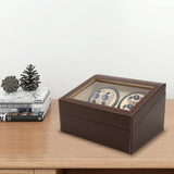 Watch Winder, 4+6 Automatic Watches Winders Storage Display Box