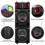 9000W Portable Bluetooth Speaker Heavy Bass Sound System, Rechargeable
