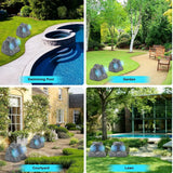 Herdio 8" Outdoor Bluetooth Rock Speakers HD Digital Stereo Effect Tweeter Waterproof Resin